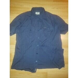 Ecko Unltd XL Blue Short Sleeve Button Up